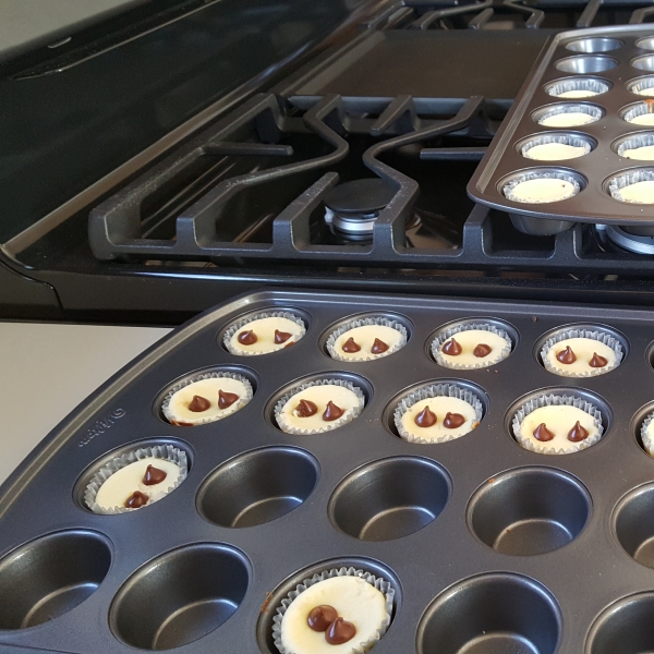 Mini Cheesecakes with Caramel Filled DelightFulls™ & Sea Salt