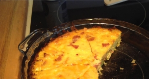 Cheesy Bacon and Sausage Quiche