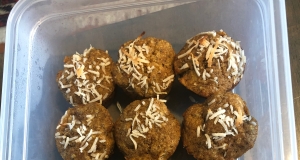Banana Coconut Flaxseed Muffins with Apple and Chia