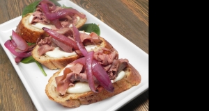 Beef and Caramelized Onion Canapes