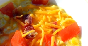 Tomato and Bacon Creamed Corn Casserole