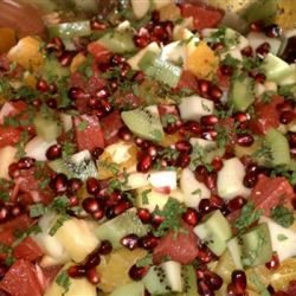 Festive Winter Fruit Salad