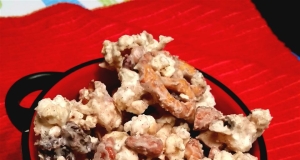 Ashley and Whitney's Popcorn and Pretzel Sweet Snack Mix