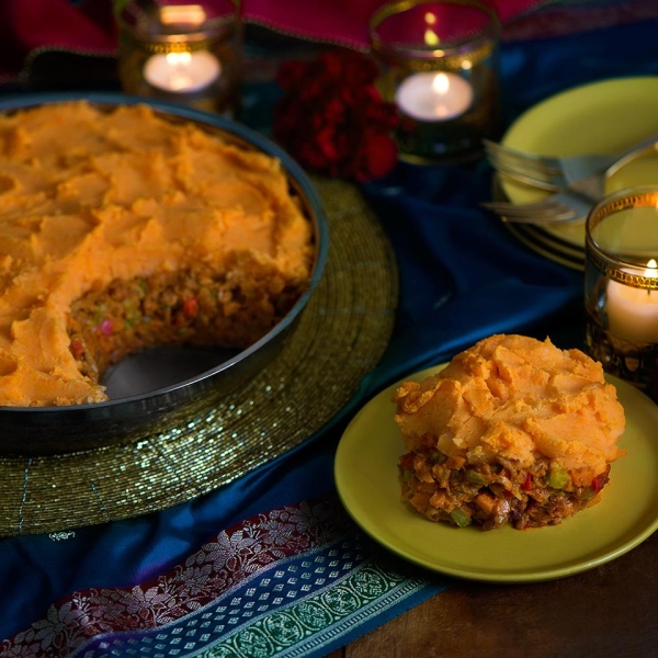 Tikka Masala Skillet Shepherd's Pie