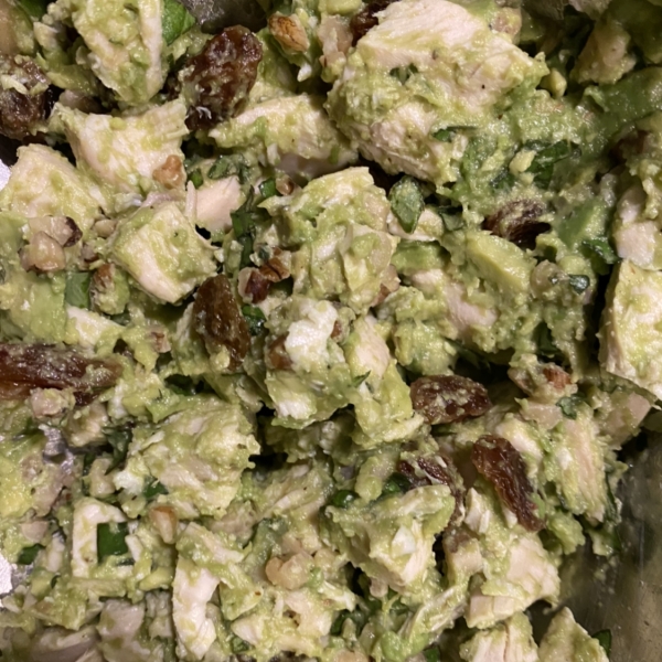 Basil-Avocado Chicken Salad Wraps