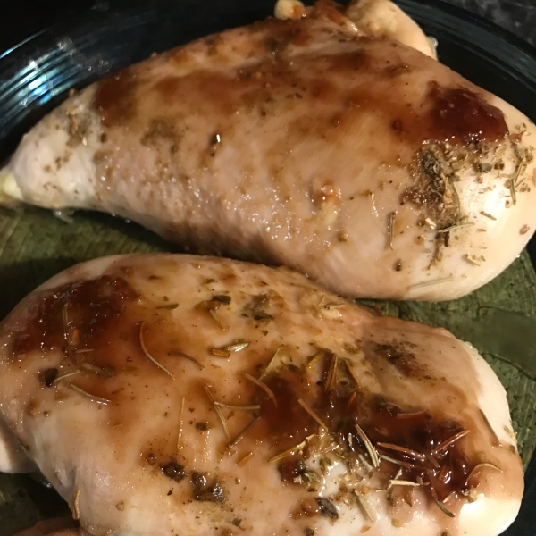 Raspberry-Glazed Rosemary Chicken