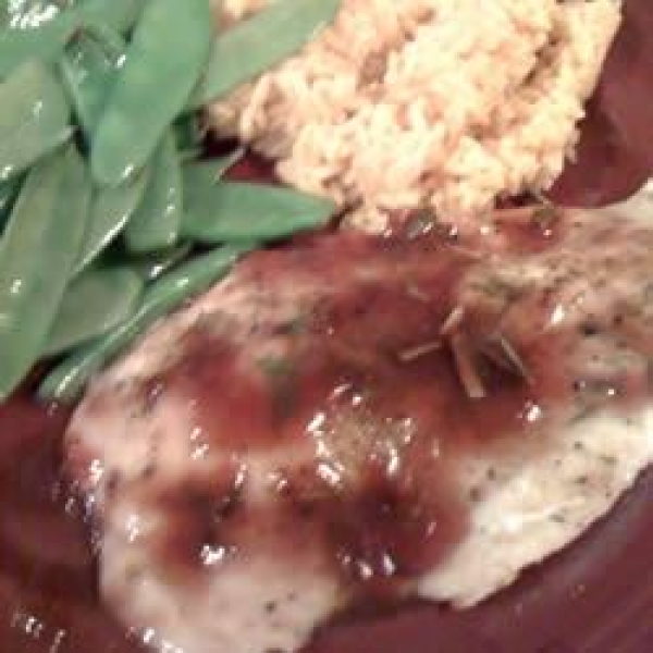 Raspberry-Glazed Rosemary Chicken