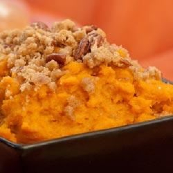 Cinnamon Scented Stuffed Sweet Potatoes