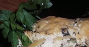 Potato and Shiitake Mushroom Gratin