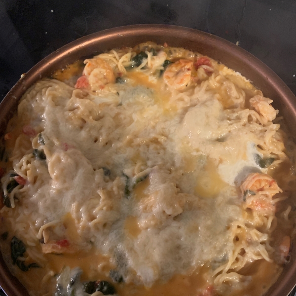 Shrimp and Pasta Formaggio