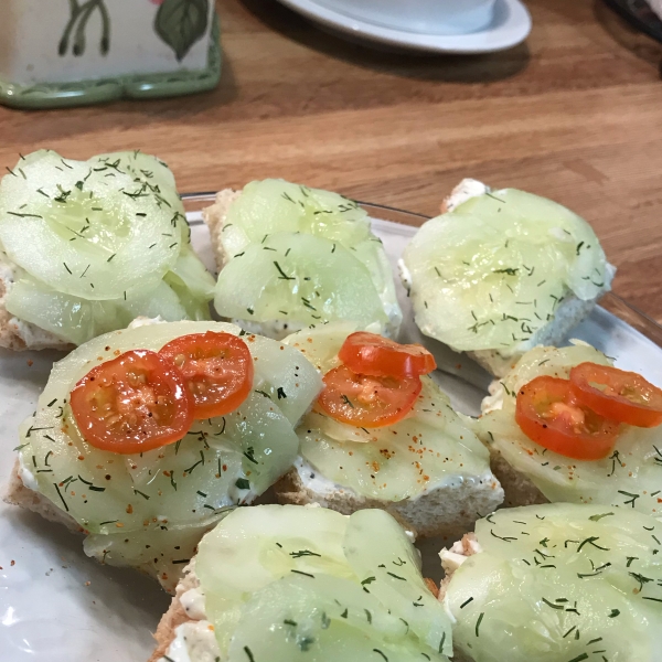 Cucumber Sandwich Appetizers