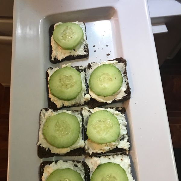 Cucumber Sandwich Appetizers