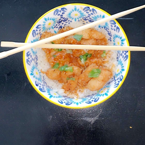 Healthier Honey Sesame Chicken