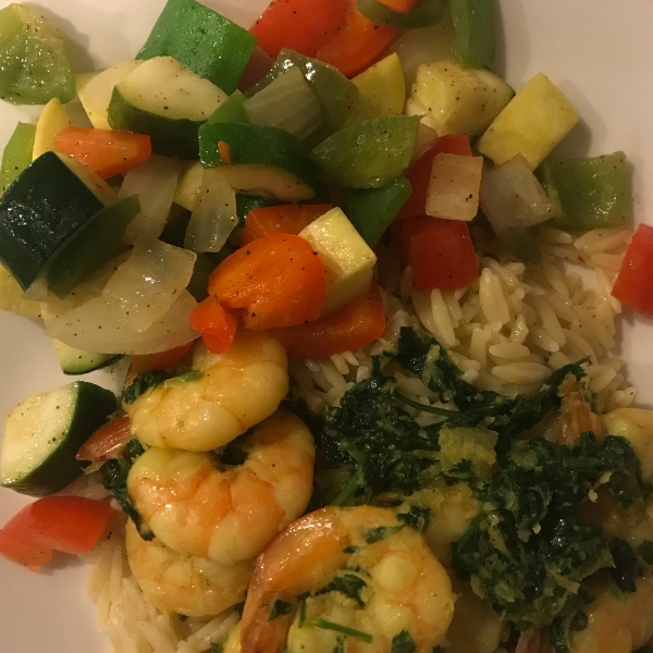 Lemon and Cilantro Shrimp