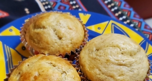 Banana Muffins with Sour Cream