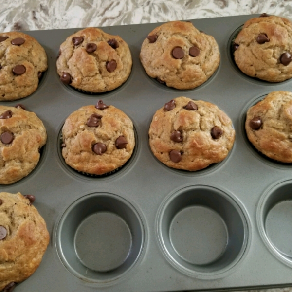 Banana Muffins with Sour Cream