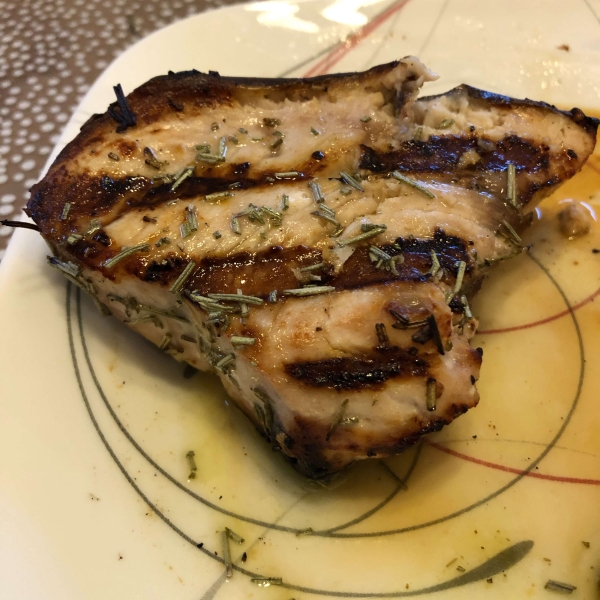 Grilled Swordfish with Rosemary