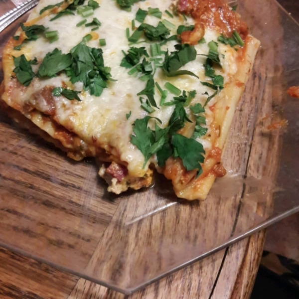 Ricotta and Margherita® Salami Manicotti