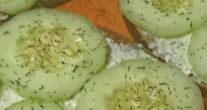 Summer Time Cucumber Sandwiches
