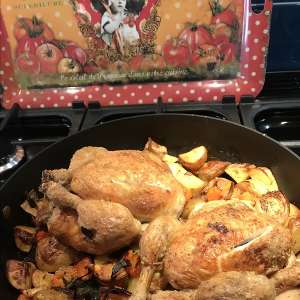 Roast Chicken Dinner with Gravy