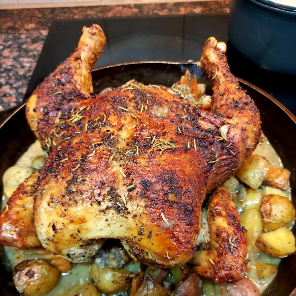 Roast Chicken Dinner with Gravy
