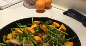 Arugula Salad with Bacon and Butternut Squash