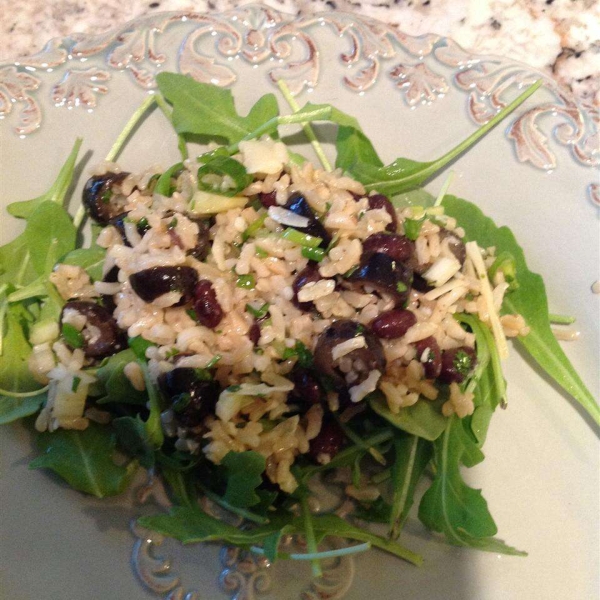 Herbed Rice and Spicy Black Bean Salad