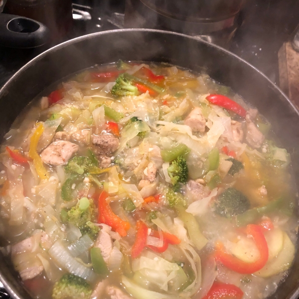Chinese Chicken Vegetable Soup