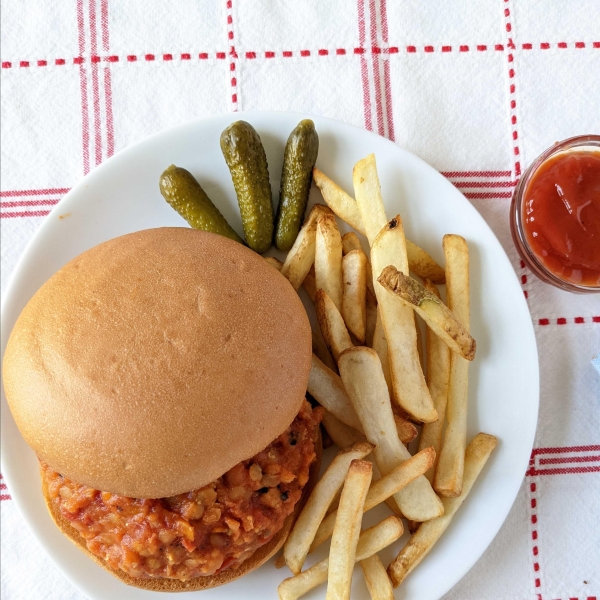 Vegan Lentil Sloppy Joes