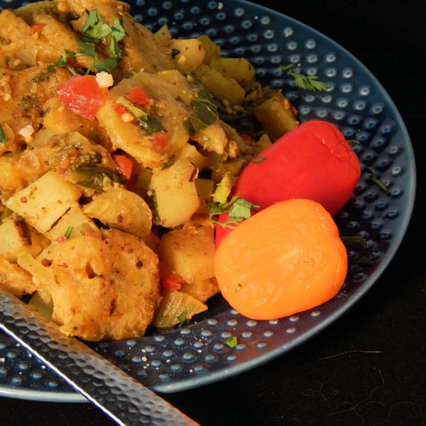 Caribbean Potato Curry