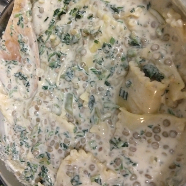 Alfredo Skillet Lasagna