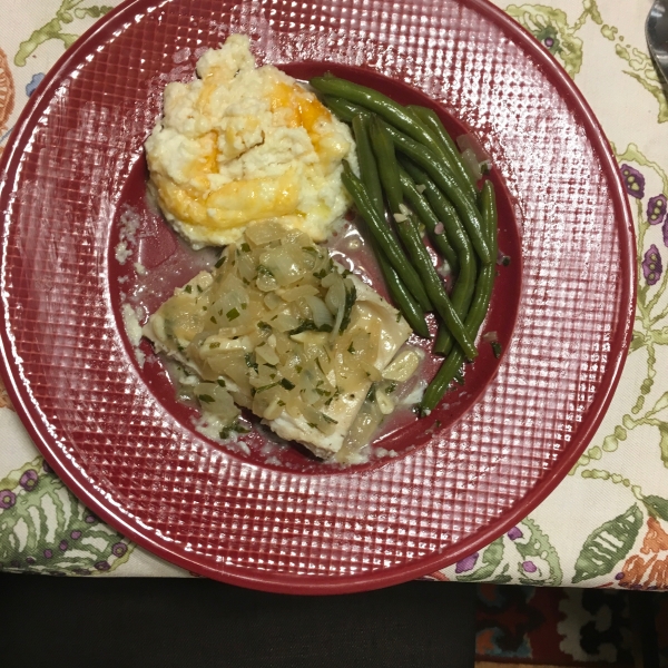 Parsley Pepper Pan-Seared Swordfish