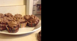 Brownie Cupcakes with Hazelnut Buttercream