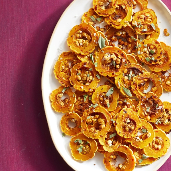 Roasted Delicata Squash Rings