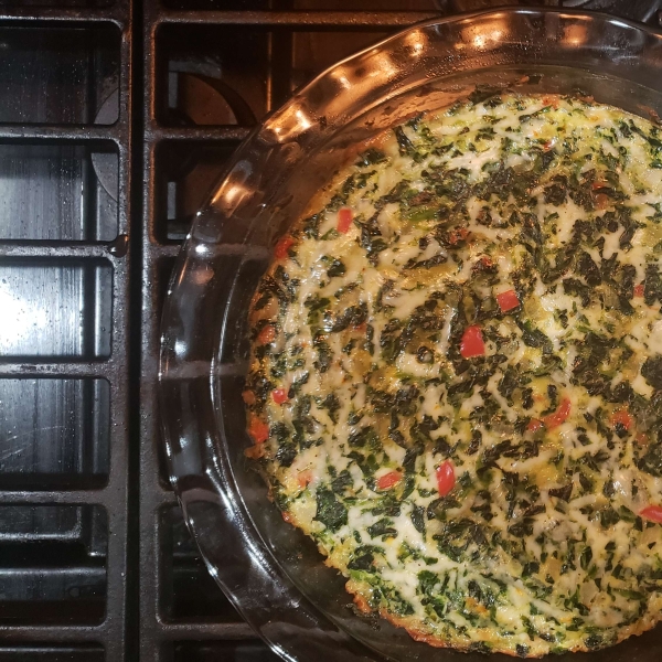 Crustless Spinach Quiche