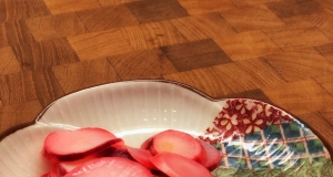 Easy Pickled Red Radishes