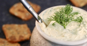 Dill, Feta and Garlic Cream Cheese Spread
