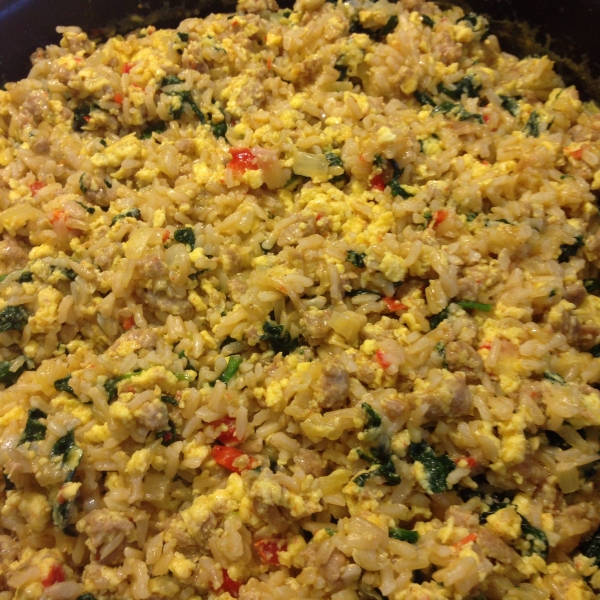 Brown Rice Skillet Breakfast
