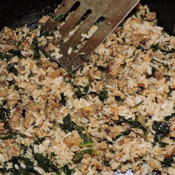 Brown Rice Skillet Breakfast