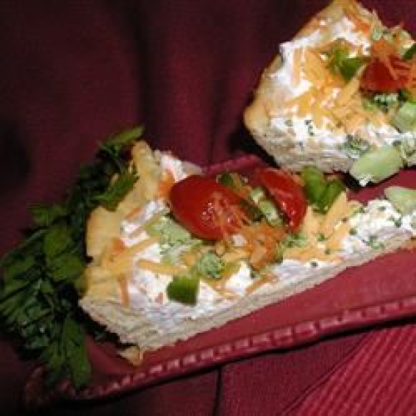 Vegetable Pizza Squares