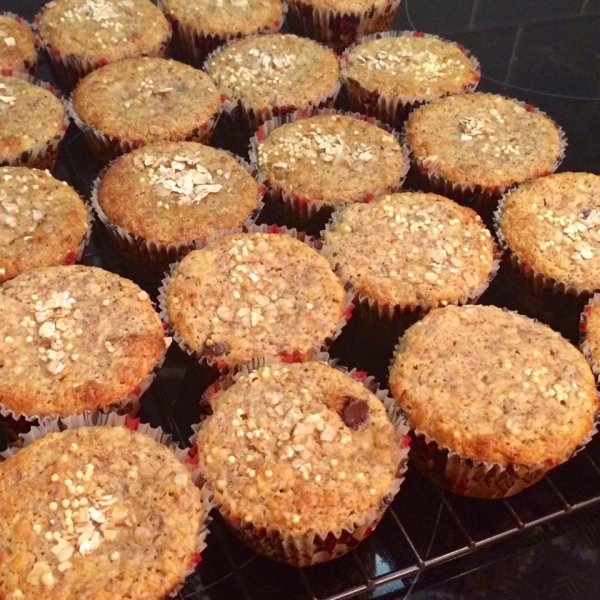 Whole Grain Banana Muffins