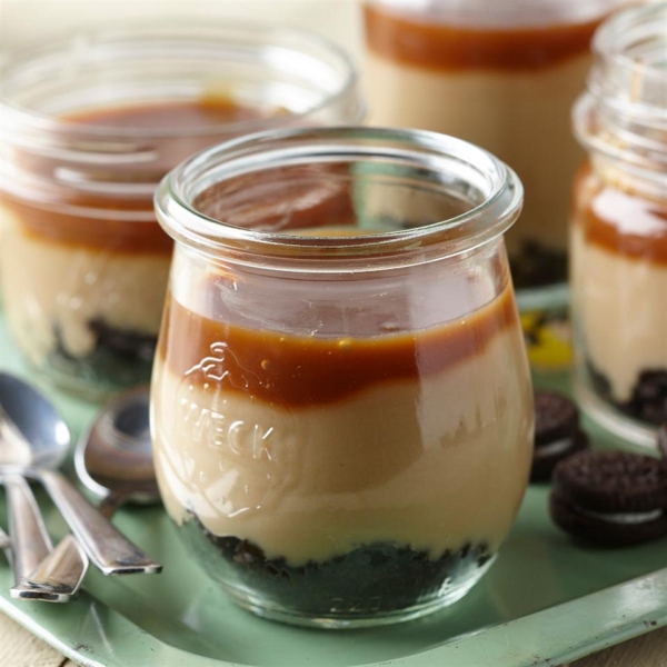 Caramel Budino with Sea Salt Caramel Sauce