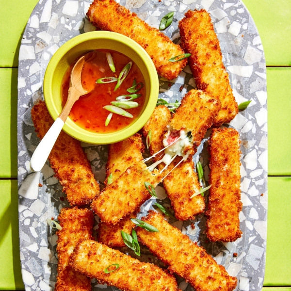 Crab Rangoon Mozzarella Sticks