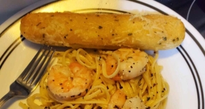 Shrimp Scampi with Linguini