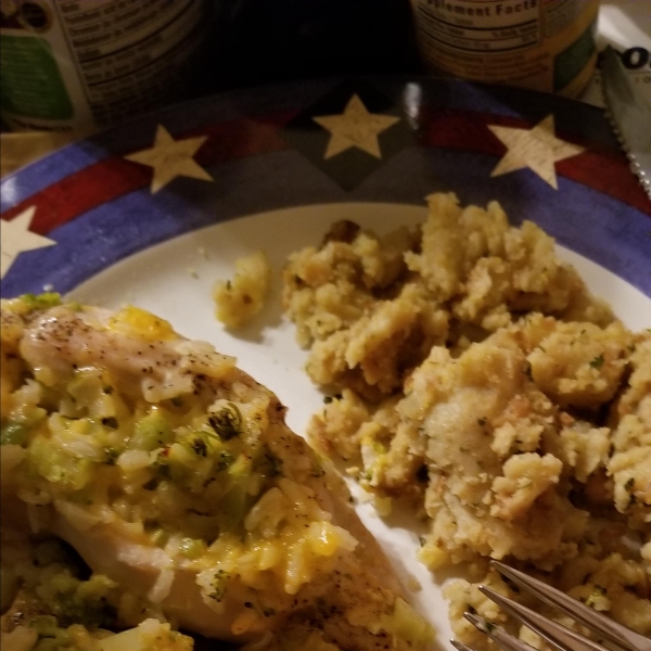 Cheesy Broccoli-Stuffed Chicken Breasts