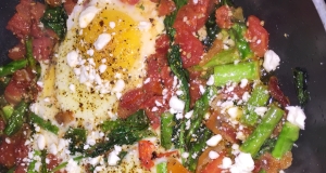 Veggie Poached Eggs