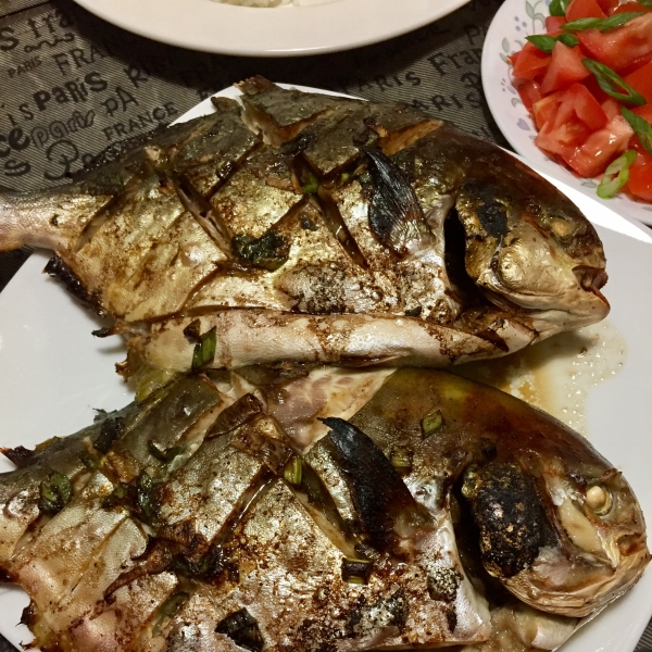 Baked Pompano