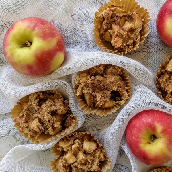Vegan and Soy-Free Apple Cinnamon Oat Muffins