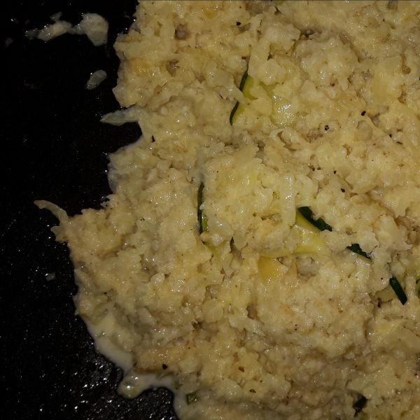 Sausage, Zucchini, and Cauli Keto Risotto