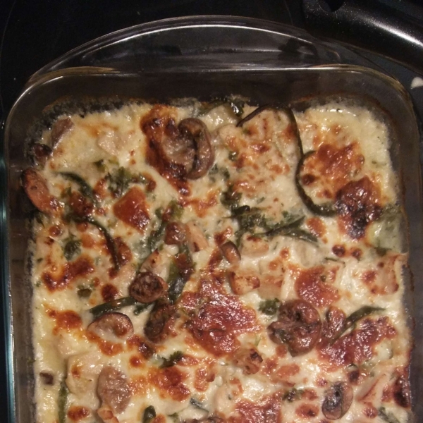 Poblano Chicken Enchilada Casserole